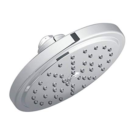 Moen S176 Collection 7-Inch Single Function Shower Head with Immersion Rainshower Technology, Chrome