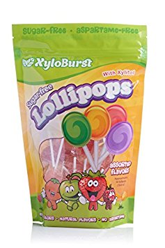Lollipop Sugar Free with Xylitol Mixed Flavors 50 Count