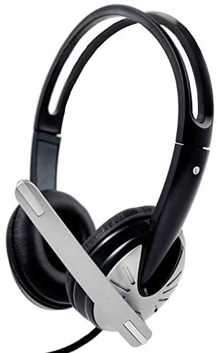 (Pack of 100) iMicro IMME282 Wired USB Headset Black (New Version of IM320)