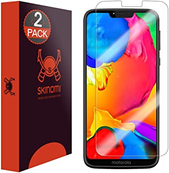 Skinomi Screen Protector Compatible with Motorola Moto G7 Power (2-Pack) Clear TechSkin TPU Anti-Bubble HD Film