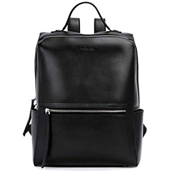 BOSTANTEN Genuine Leather Backpack Purse Fashion Casual College Travel Handbag for Women