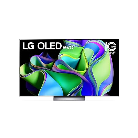 LG Evo C3 164cm (65 Inches) 4K Ultra HD Smart OLED TV OLED65C3PSA (Black)