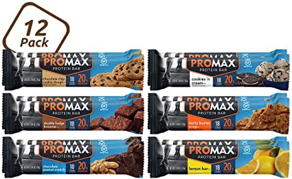 Promax Variety Pack, 20g High Protein, No Artificial Ingredients, Gluten Free, 12 count