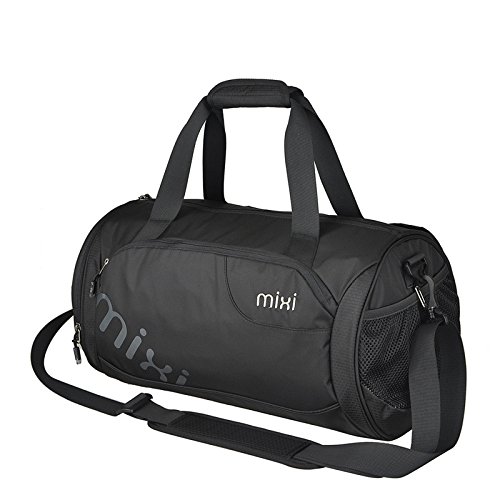 NEW! MadMixi Trendsetter Gym Bag / Carry On Sports Travel Bag with Shoulder Strap, Zippered Compartments