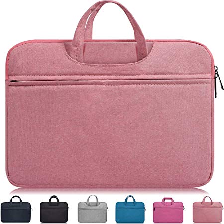 15.6 Inch Laptop Sleeve Case,Girl/Lady Handbags Portable Briefcase for Acer Chromebook 15.6",ASUS K501UX 15.6",2018 Latest HP 15.6" Laptop,Dell Inspiron 15.6",Lenovo Y700 15.6 Inch Notebook Bag,Pink