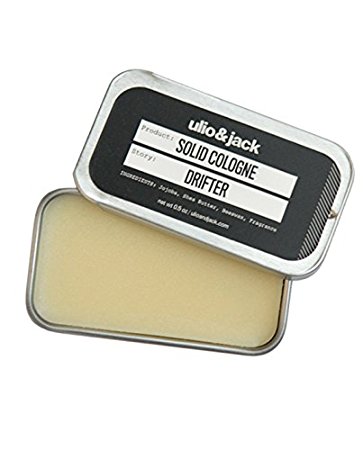 Drifter Men's Solid Cologne by ulio&jack .5oz Tin