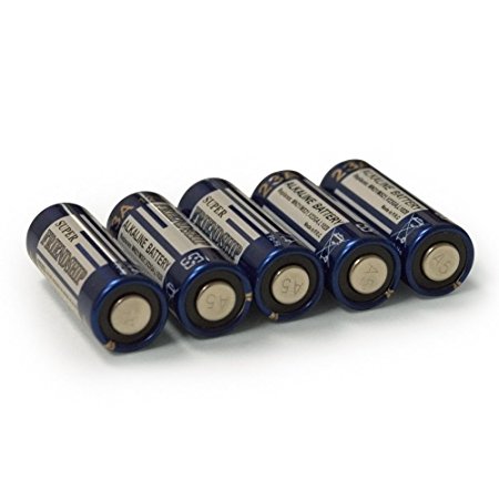 Etekcity® 5 Pack 12V 23A Alkaline Dry Cell Batteries Capacity of 55mAh for Remote Controls,Doorbells,alarms,etc.