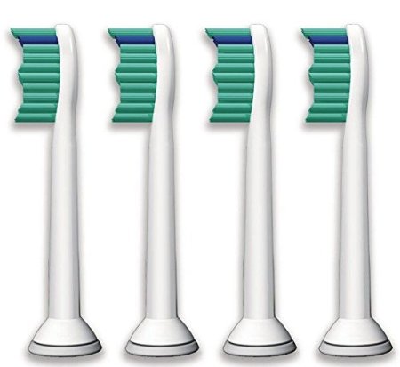 4pcs Electric Toothbrush Heads for Philips Sonicare Proresult Hx6530 Hx6014 Hx6013