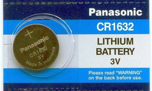 Panasonic Battery CR1632 3V 3 Volt Lithium Coin Size Battery