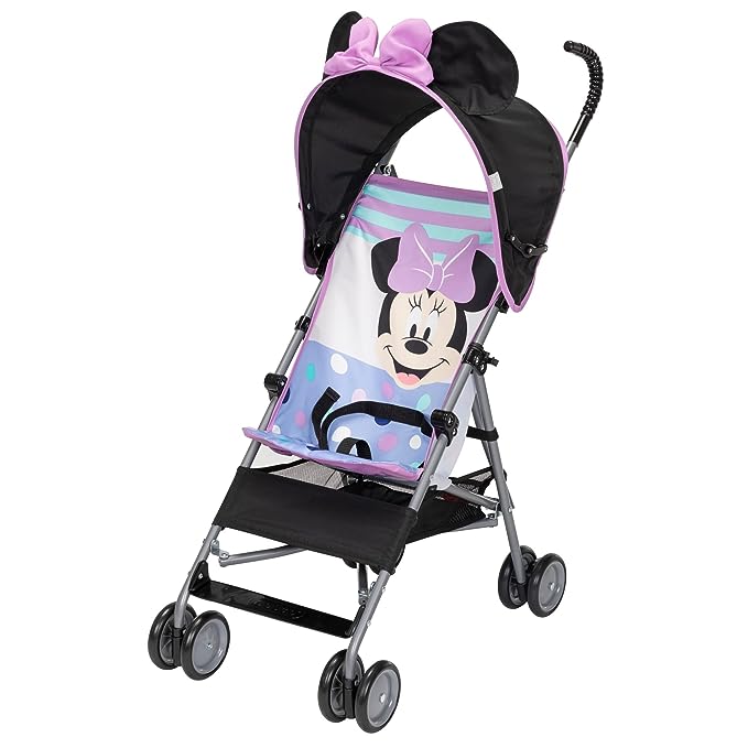 Disney Baby Character Umbrella Stroller, Eye-catching, Fun, 3D Stroller, Minnie Play All Day