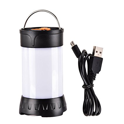 Ustellar Waterproof Camping Lantern LED, Rechargeable 5 Modes Outdoor Lantern with Magnetic Base