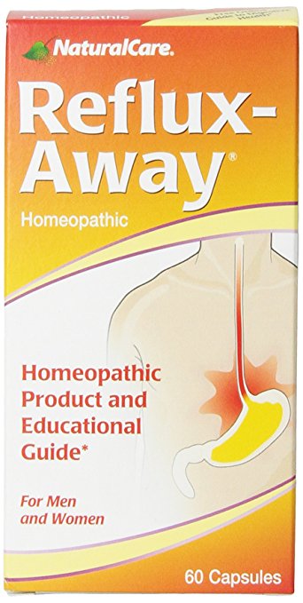 NaturalCare Homeopathic Reflux-Away Capsules, 60-Count