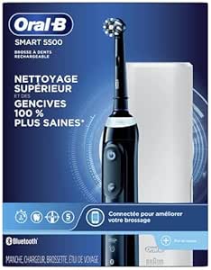 Oral-B Smart 5500 Electric Rechargeable Toothbrush, Black