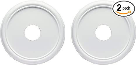 Westinghouse Lighting 24985 Medallion, White, 2 Count