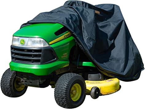 XYZCTEM Riding Lawn Mower Cover,Fits up to 54" Decks, Extreme Waterproof Protection and Reflective Strip