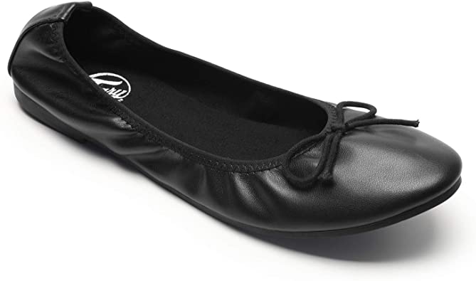 Trary Women’s Casual Slip on Bow Ballet Flats