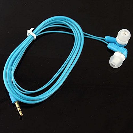 New Earphone 4 Colors In-Ear Stereo Earbud Headphone For Sony Mp3 Mp4 Blue