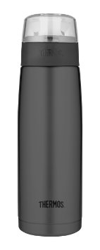 Thermos 24 Ounce Vacuum Insulated Hydration Bottle, Charcoal