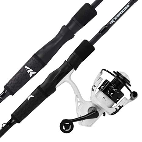 KastKing Crixus Fishing Rod and Reel Combo, Spinning and Casting Combos, IM6 Graphite Blank Rods,SuperPolymer Handle