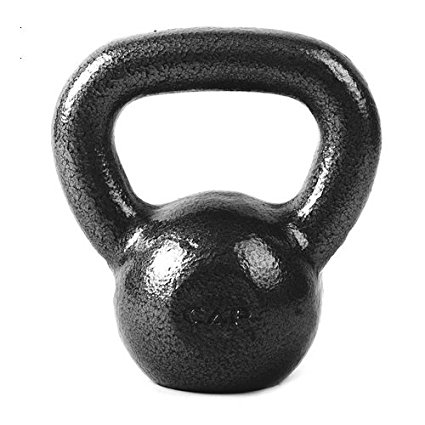 CAP Barbell Cast Iron Kettlebell, Black