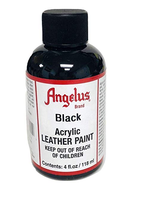 Angelus Leather Paint 4 Oz Black