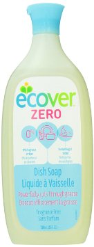Ecover Dish Soap Liquid Zero, Fragrance Free, 25 Fluid Ounce
