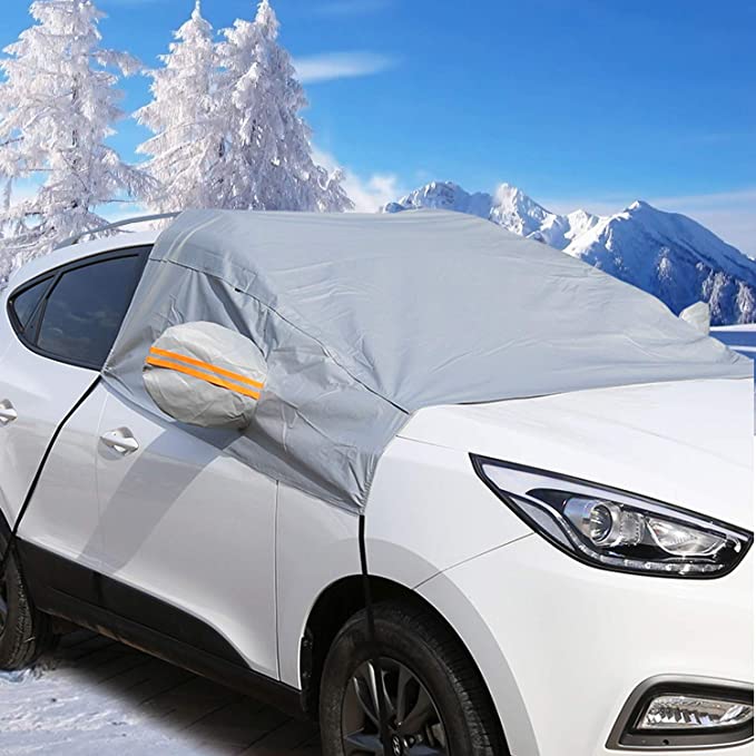 Fifth Gear® Car Windscreen Frost Cover Sun Shade Protector Front And Side Windows Mirror Cover Protector