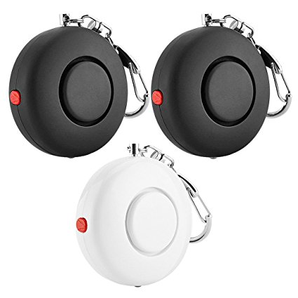 ANRUI 3-PACK 120dB Personal Alarm, SOS Emergency Keychain Safety Alarm for Senior Kids Women with LED Flashlight