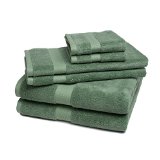 Ultra Soft Bamboo 6-Piece Towel Set by ExceptionalSheets Sage