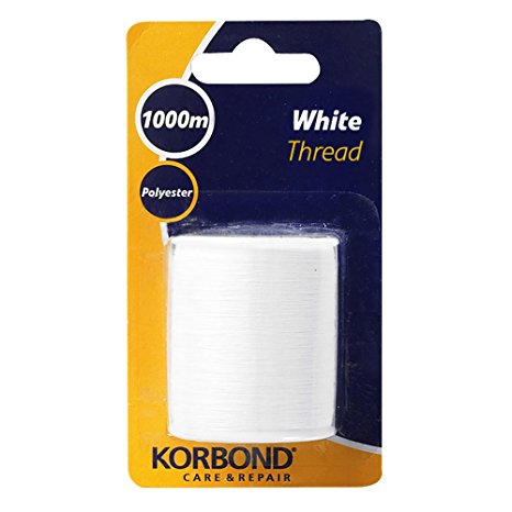 Korbond 1000 m Extra Strong Thread, White