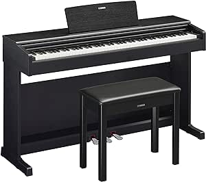 Yamaha YDP145 Arius Series Digital Console Piano with Bench, Black