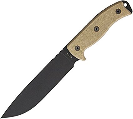 Ontario Knife Company 8668 RAT-7, Plain Edge with black Nylon Sheath