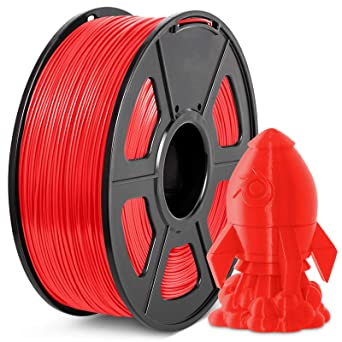 PLA  Filament 1.75 mm, JAYO PLA Plus 3D Printer Filament, 1 KG Spool, PLA  Red, Dimensional Accuracy  /- 0.02 mm