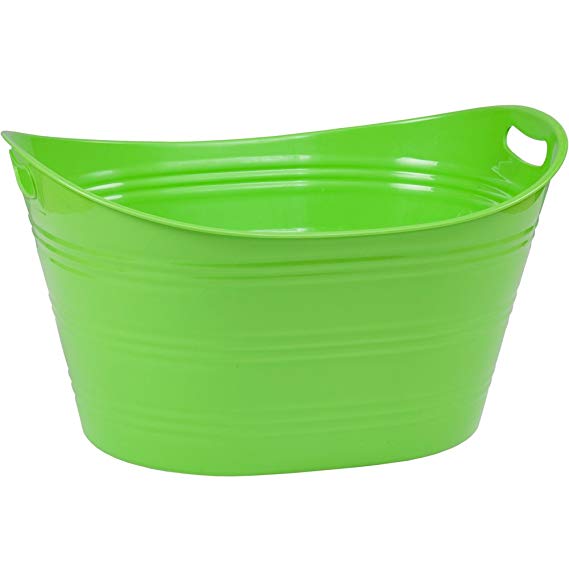 CreativeWare PTUB-LME 8.5 Gallon Party Tub, Lime