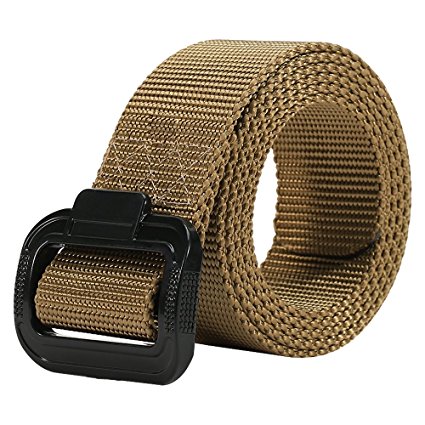 KingMoore Nylon Belt Military Tactical Belt Metal Automatic Buckle Webbing Belts