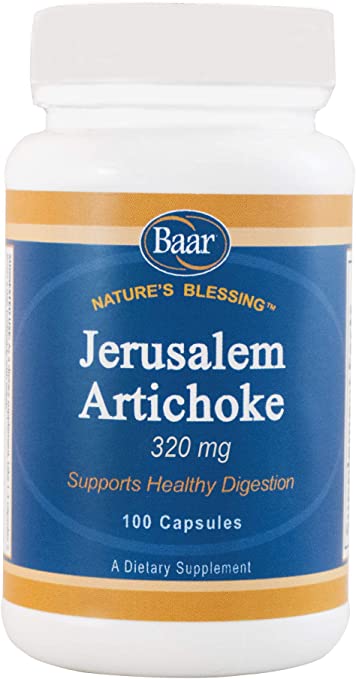 Baar Organic Jerusalem Artichoke, 320 mg, 100 Capsules