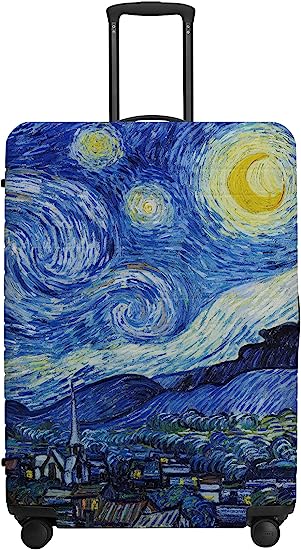 URBEST Luggage Cover Protector Suitcase Anti Scratch Dirt Covers, Fits 23"-26" Luggage Starry Night