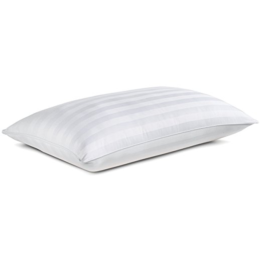 Sleep Innovations 2-in-1 Ventilated Memory Foam and Fiber Fill Pillow with 100% Cotton Cover, Made in the USA with a 5-year Warranty - King Size