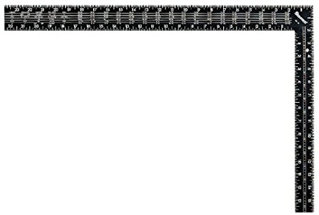 Starrett RS-24 Steel L-Shaped Rafter/Framing Square, 24" x 16" Length