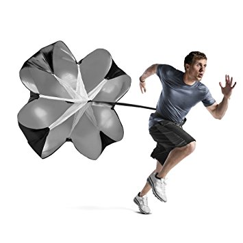 Running Umbrella, 56'' Speed Training Resistance Parachute Umbrella Running Provides excellent Resistance for improving speed, stamina, strength and accelleration