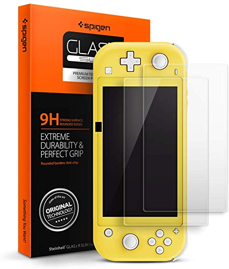 Spigen Tempered Glass Screen Protector designed for Nintendo Switch Lite (2019)