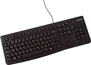 Logitech K120 Wired Business Keyboard, Russian Layout - Black