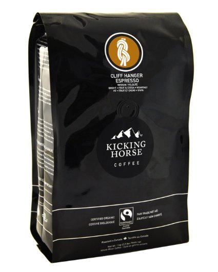 Kicking Horse Whole Bean Coffee Cliff Hanger Espresso Medium Roast 22 Pound