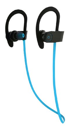 Zivigo ZV-700 Bluetooth Earbuds Wireless Headphones with Noise Cancellation iPX4 Sweat Proof Up To 7 Hr Talk Time Compatible With All Bluetooth Devices Blue