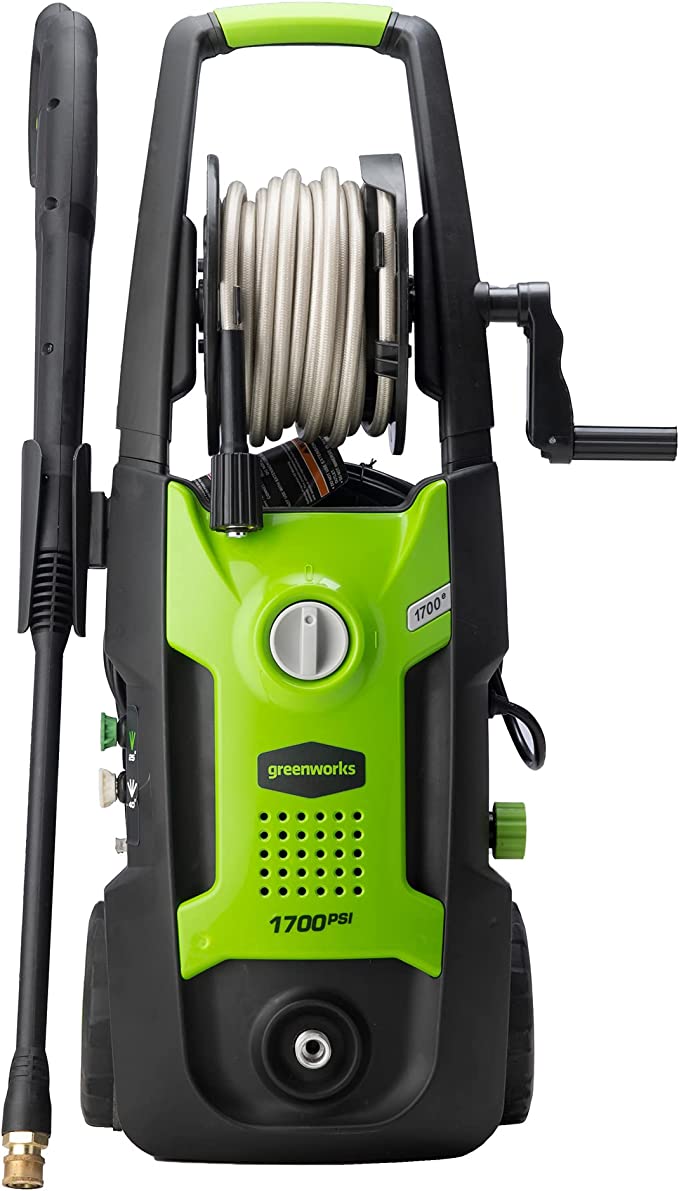 Greenworks 1700 PSI 1.2 GPM Pressure Washer (Upright Hand-Carry) PWMA Certified