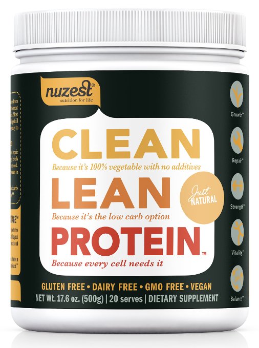NuZest Clean Lean Protein Just Natural UNFLAVORED 11 pounds