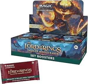 Magic: The Gathering The Lord of The Rings: Tales of Middle-Earth Set Booster Box - Various, 30 Packs (360 Magic Cards)