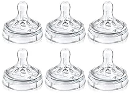 Philips Avent Variable Flow Natural Nipple 6 Pack