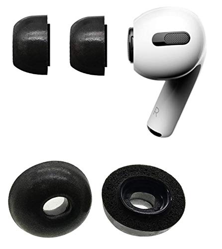 Zotech Replacement 2 Pairs Memory Foam Ear Tips for Apple Airpods Pro (Medium)