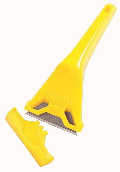 Stanley 0-28-590 Window Scraper, Yellow